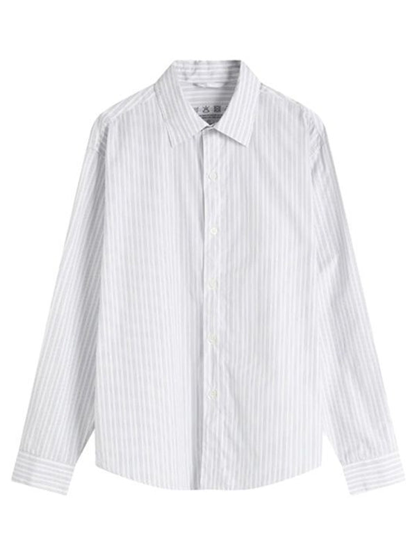 Mfpen WhiteStriped Shirts