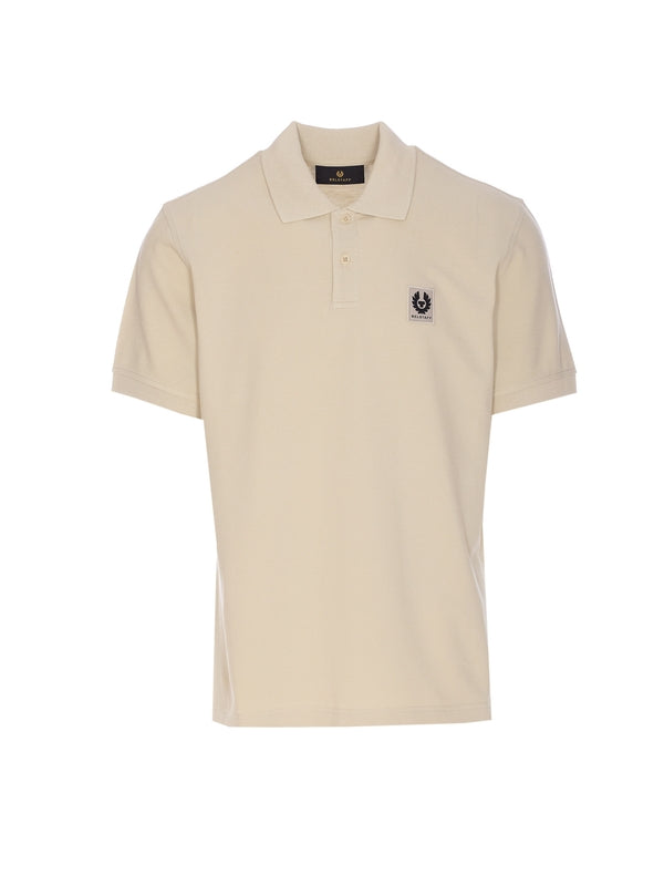 Chest Logo Cotton Polo Shirt