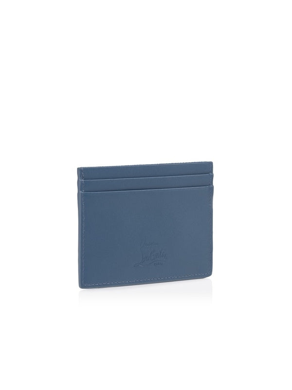 Logo Decoration Denim Card Wallet