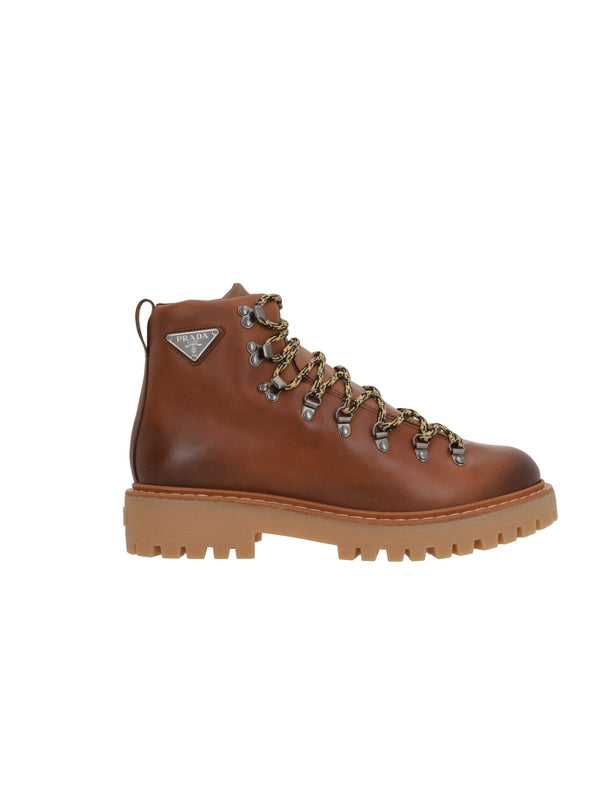 Triangle Logo Laceup Boots