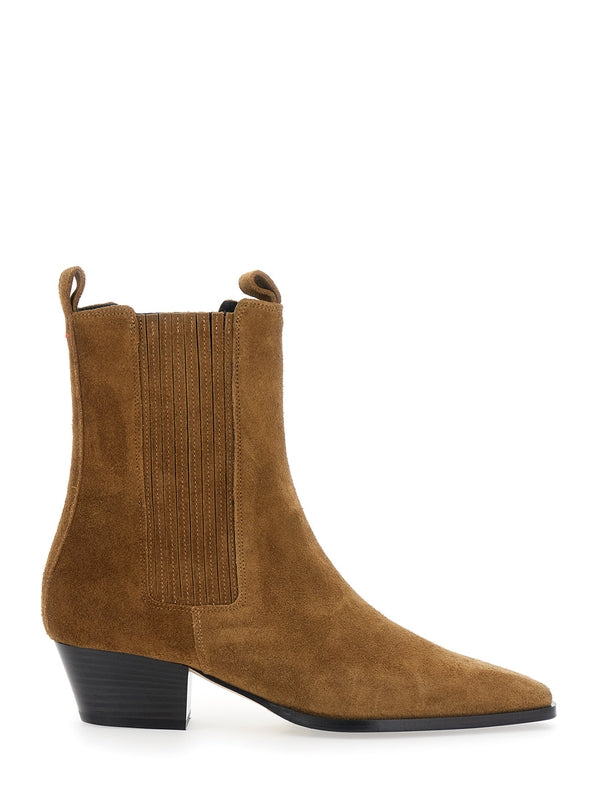 Aeyde Brown Chelsea Boots
