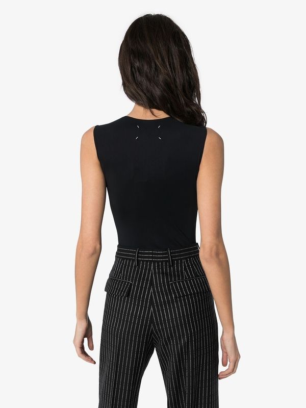 Back Stitch Stretch Bodysuit