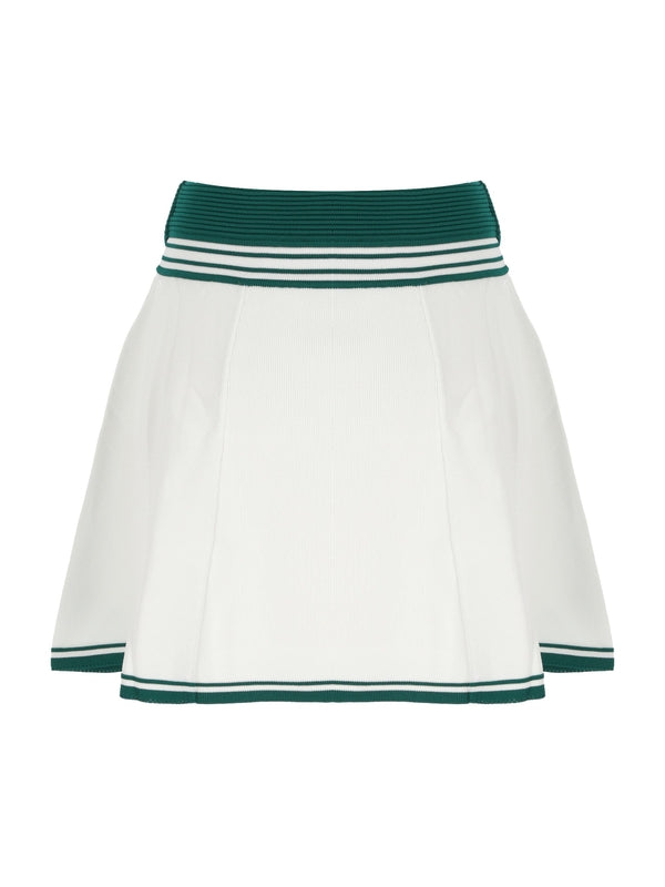 Banded Rib Knit Skirt