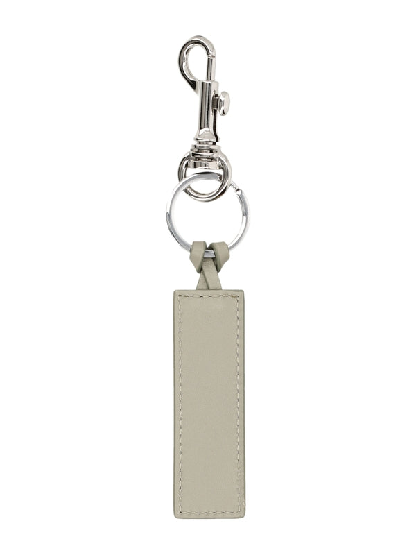 Logo Leather Key Ring