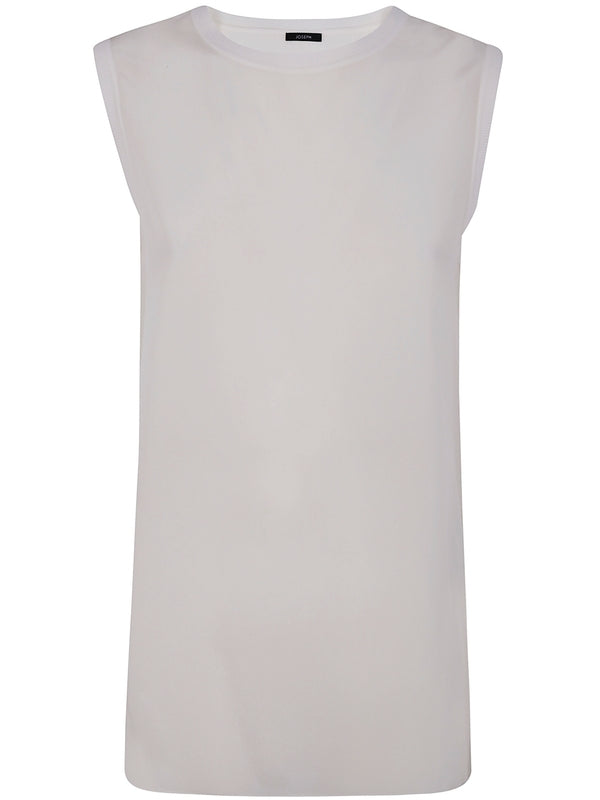 Joseph White Sleeveless Top
