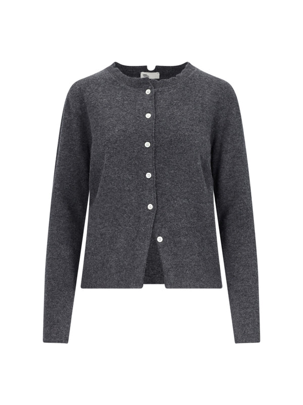 Ayosh Wool Cashmere Crewneck Cardigan - Jente