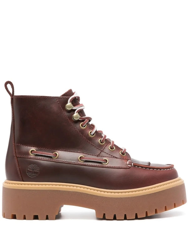 Timberland Brown Lace-Up Boots