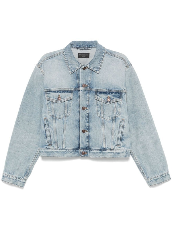 Back Logo Denim Jacket