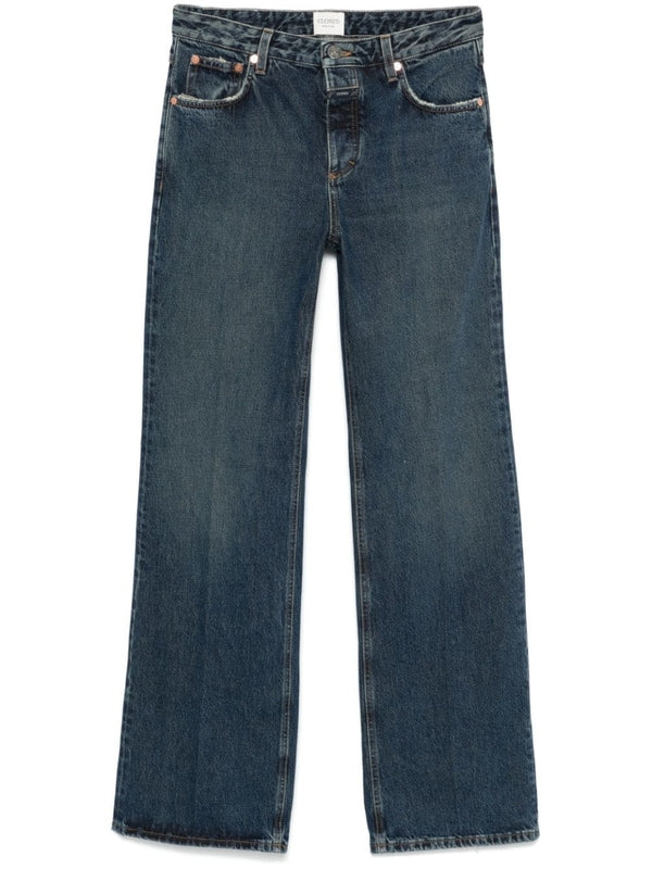 Gillan Back Logo Patch Denim
  Pants