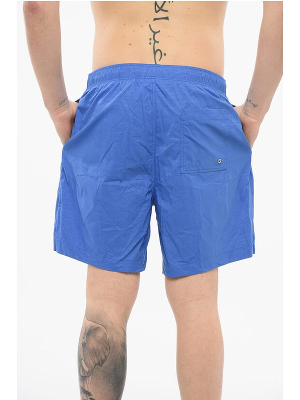 Drawstring Nylon Swim Shorts