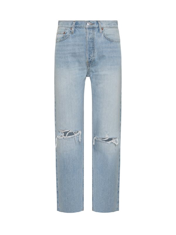 70s Stove Pipe Denim Pants