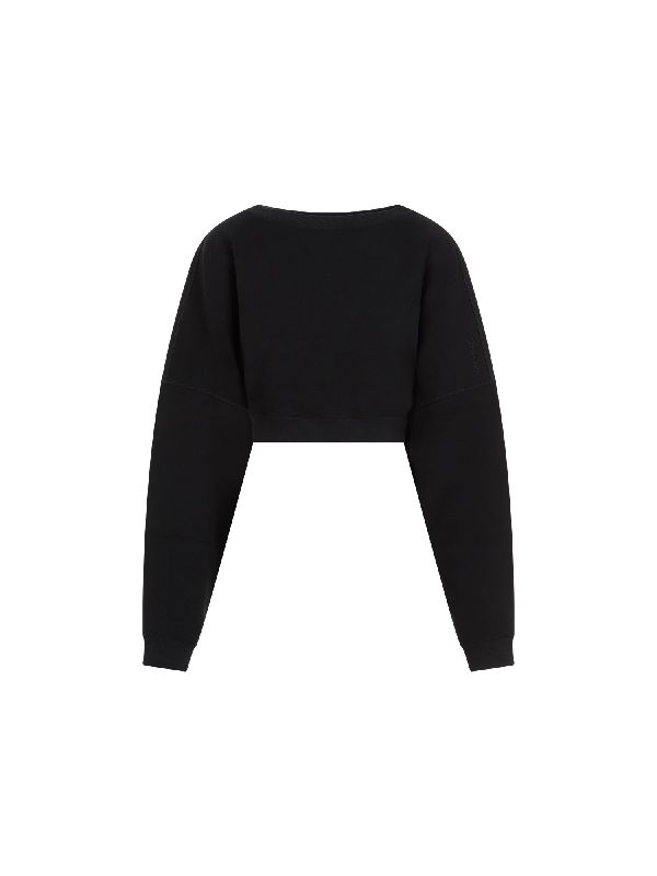 Crop Fleece Sweatshirt