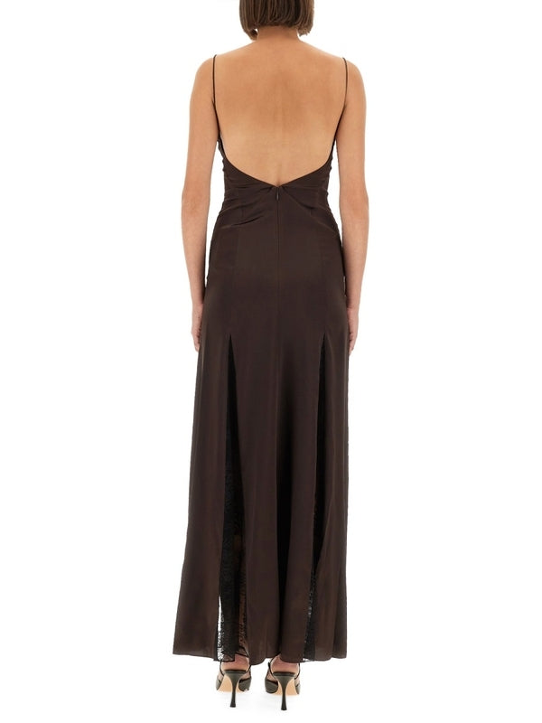 Staud Brown Long Dress