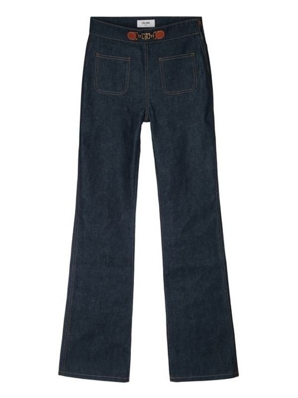 Triomphe Detail Denim Pants