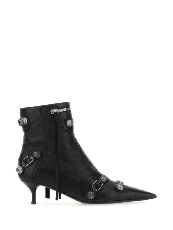 Cagole Lambskin Bootie Heelss