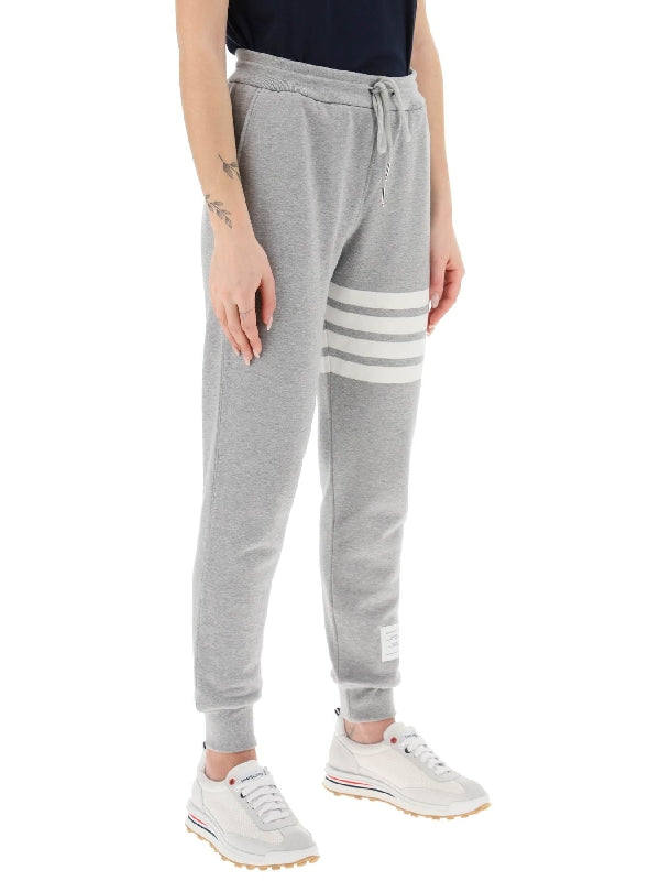 4-Bar Cotton Jogger Pants - Jente