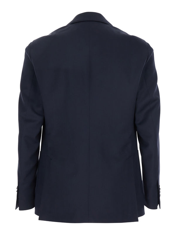 Wool Single-breasted Tailored Jacket