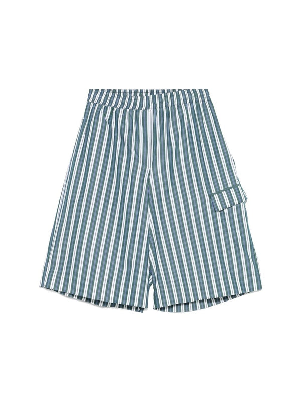 Stripe Pattern Pocket Detail
  Shorts