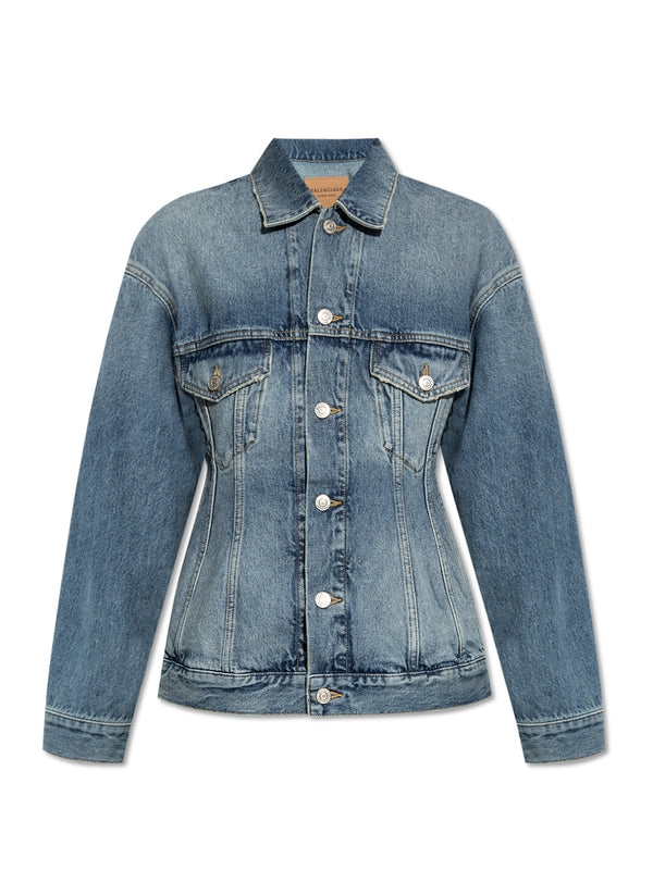 Vintage Effect Denim Jacket