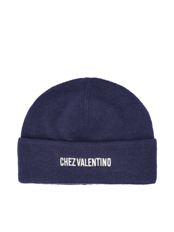 Valentino Navy Beanies