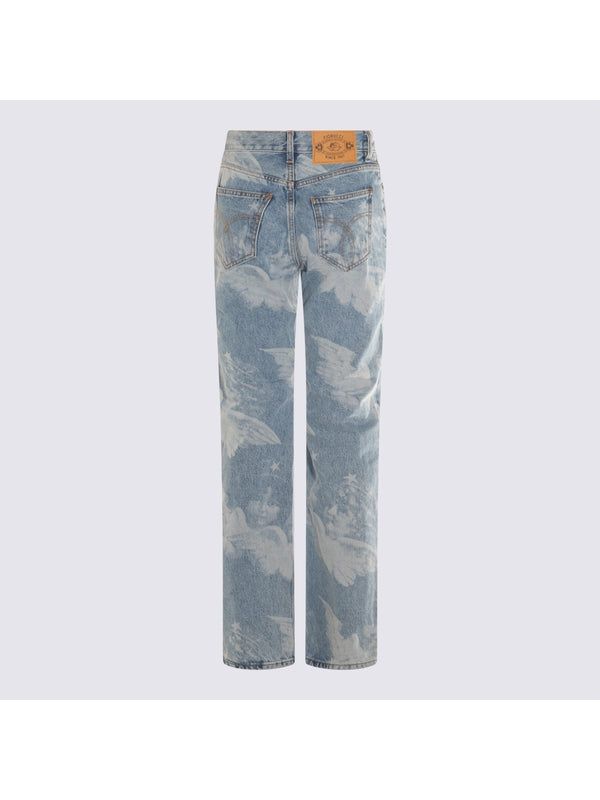 Fiorucci Skyblue Denim Pants