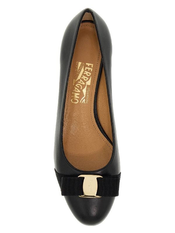 Vara Bow Leather Pump Heel - Jente