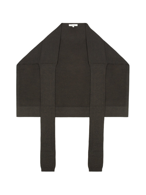 Wool Blend Brown Scarf