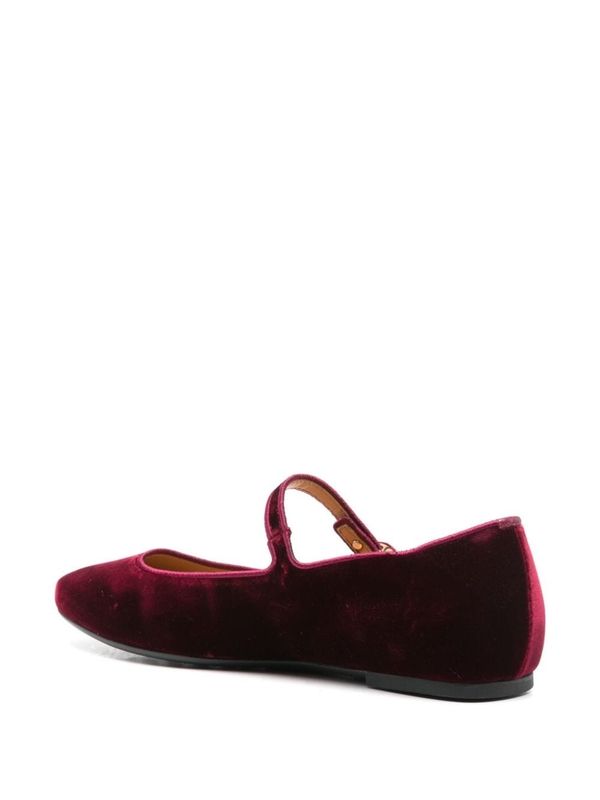 Velvet Flat Shoes