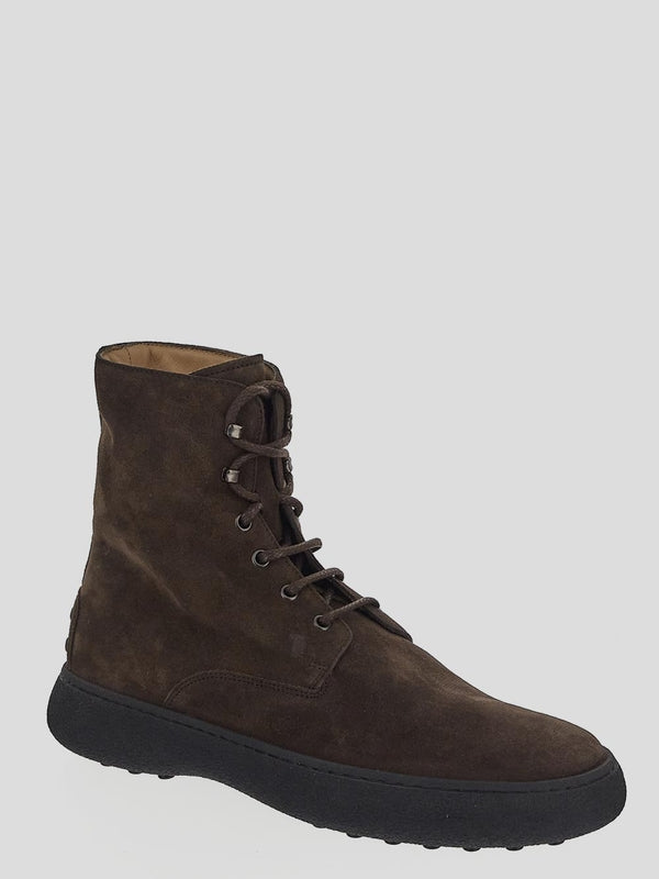 Winter Suede Lace-up Boots