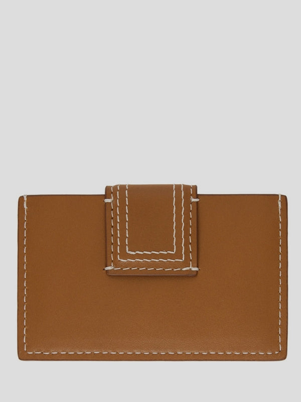 Bambino Logo Leather Card
  Wallet