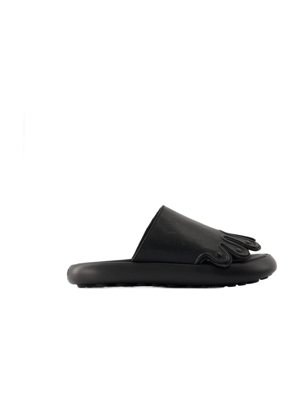 Camper Black Slides