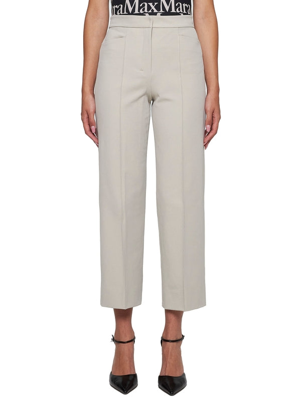 Zemira Cotton Blend Cropped
  Pants