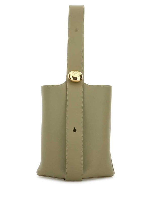 Pebble Leather Medium Shoulder Bag