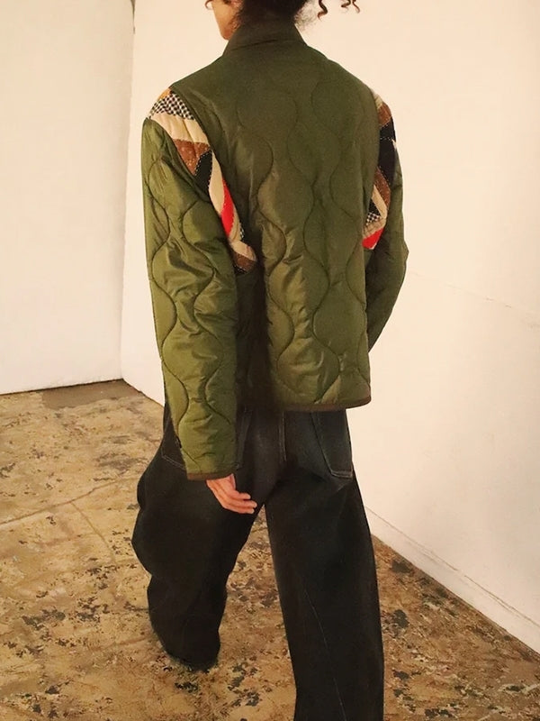 Quilted Patch Jacket