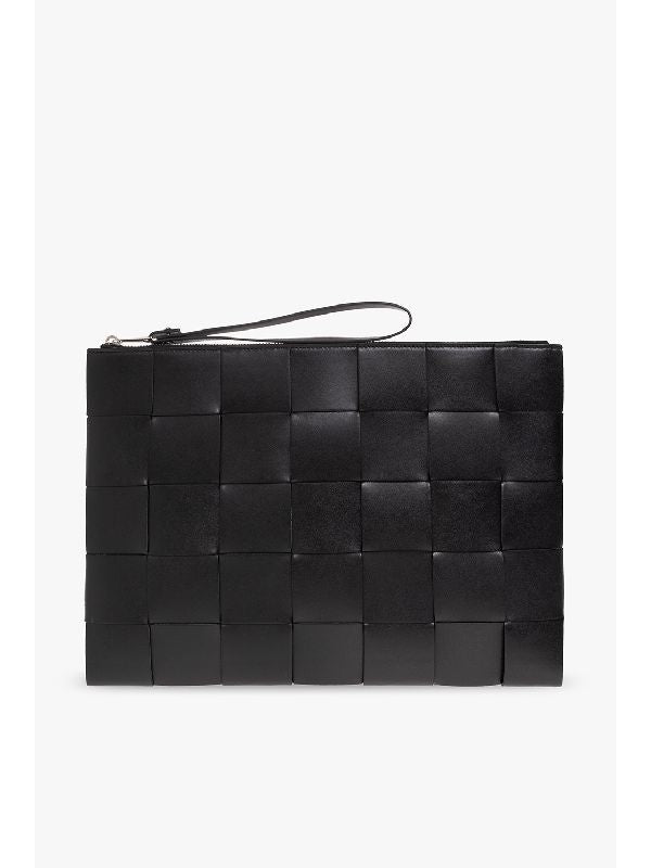 Black Leather
  Intrecciato Clutch