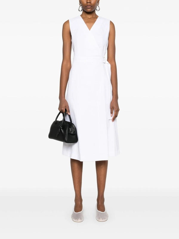 Theory White Midi Dress