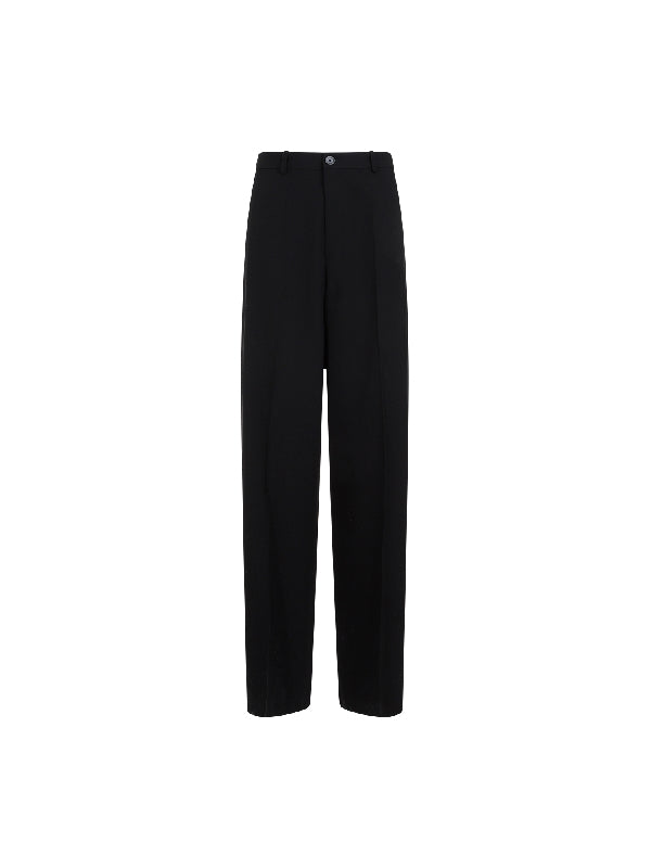 Wide Tailored Wool Pants