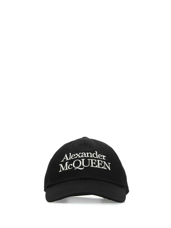 Alexander Mcqueen Black Cap