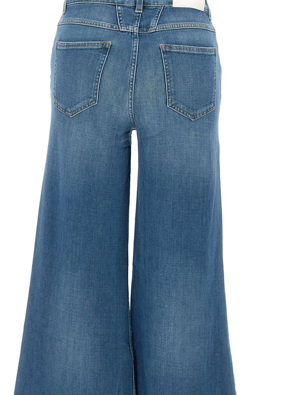 Washing Flare Denim Pants