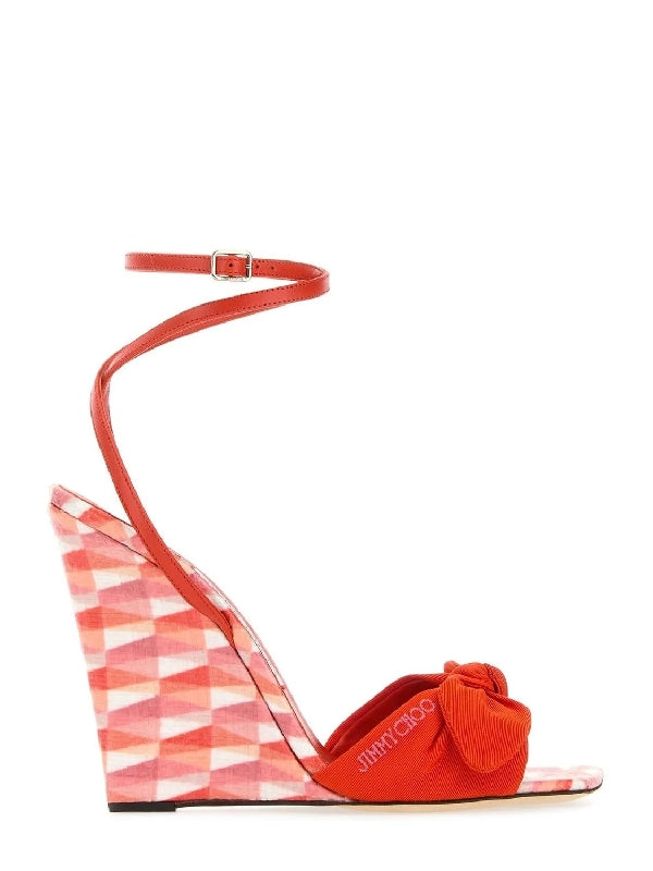 Richelle Bow Detail Wedge Heels