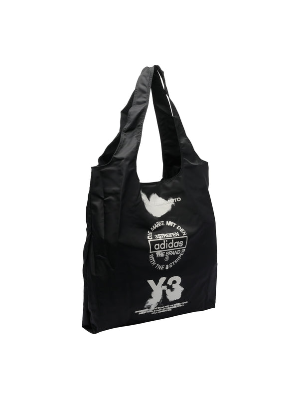 Y-3 Black Tote Bags