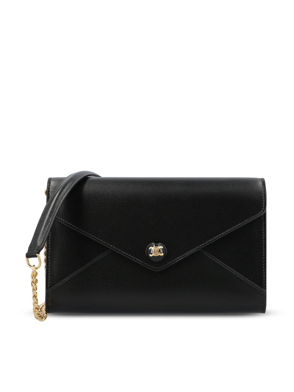 Triomphe Leather Shoulder Bag