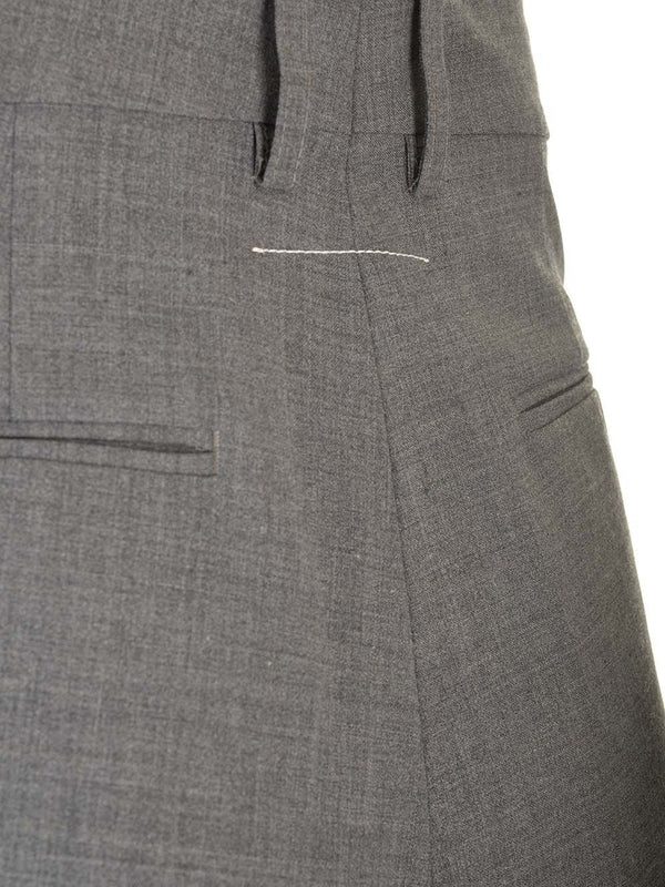 Wool Blend Tailored Pants