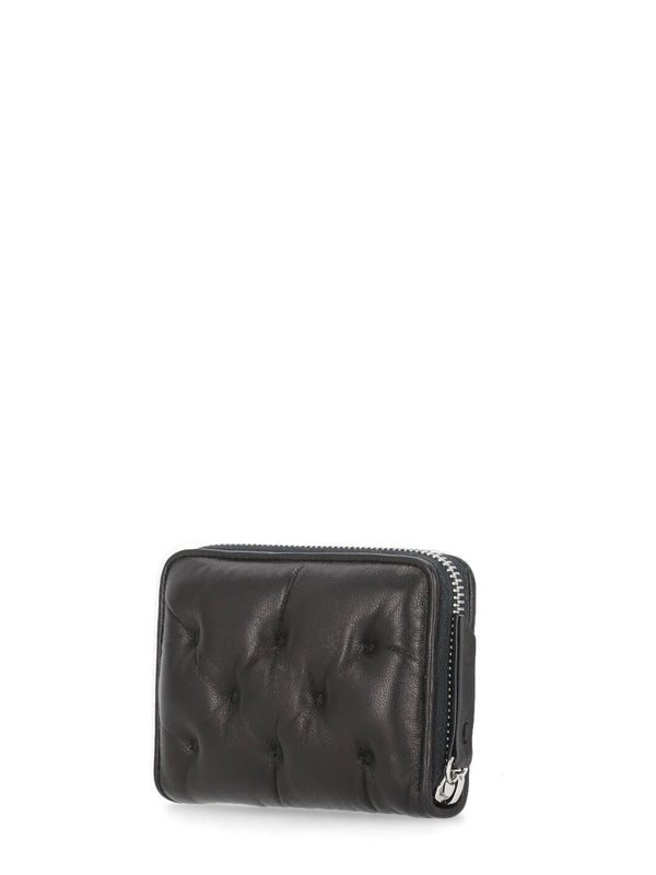 Number Logo Patch Padded Coin Wallet