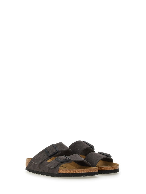 Arizona Double Buckle Suede Sandals