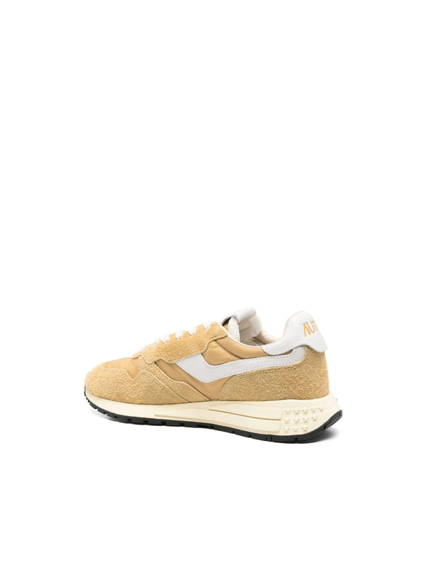 Autry Beige Low Top Sneakers