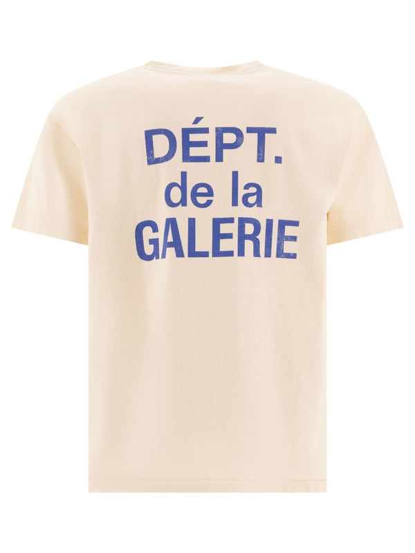 French Logo Printing Short Sleeve T-Shirt