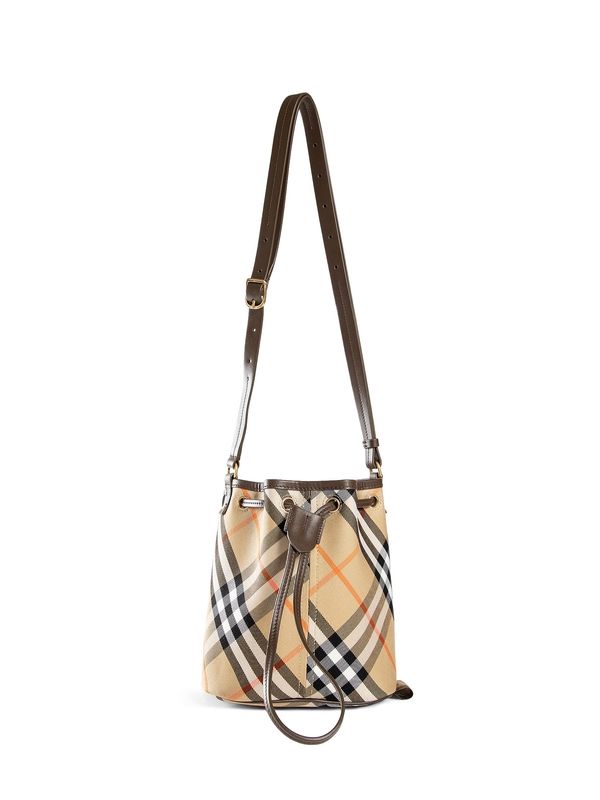 Check Pattern Drawstring
  Bucket Bag