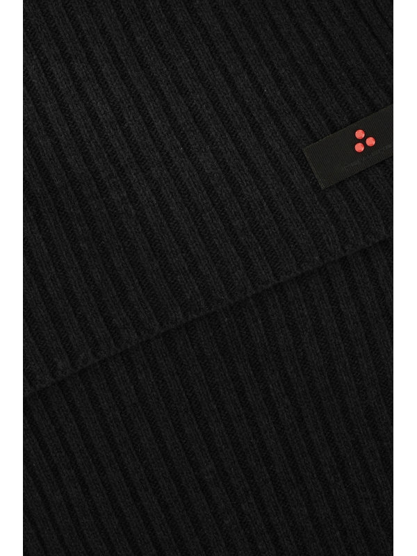 Peuterey Black Wool Mufflers