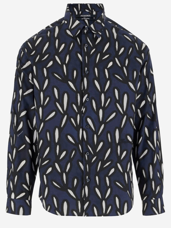 All-Over Printed Cotton Shirt